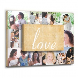 wedding art wall decor - Love Collage