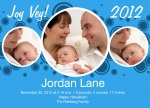 Holiday Photo Birth Announcements - Joy Vey Birthday!