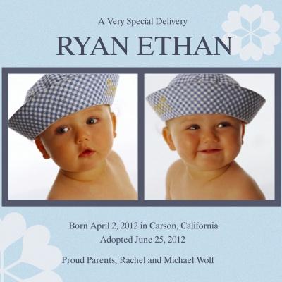 Birth Announcements, Special Delivery Design