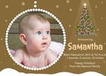 Holiday Birth Announcements - Bright Holiday Star