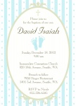 Baptism Blue Prints