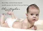 Boy Birth Card - That's Our Boy