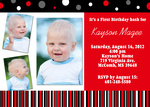 Boy Birthday Invitations - Red Cherry Bash