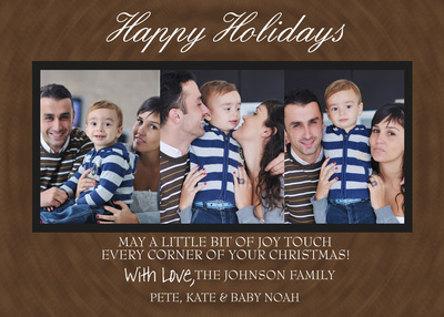 Personalized Holiday Cards, Holiday Chocolate Box Design