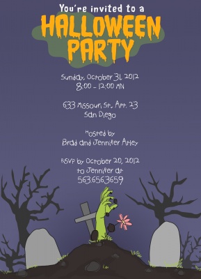 Halloween Party Invitations, Spooky Shindig Design