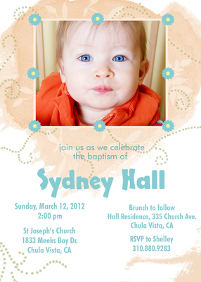 Baptisms & Christening Invitations, Day of Love Design