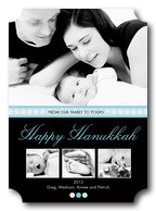 Hanukkah Lights - Hanukkah photo cards