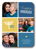 Family Menorah -  Hanukkah cards