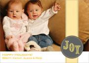  Baby Holiday Cards - Holiday Suede