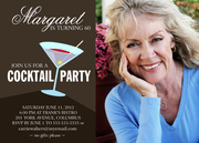 Here's to Cheers - Adult Birthday Invitations