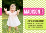 Birthday Party Invitations - Chevron Sweet