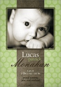 Ribbon Beauty -  Birth Announcements for Boys