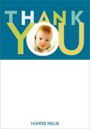 Kids Thank You Cards - Big Blue