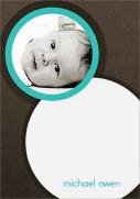 Baby Thank You Cards - Antique Bronze