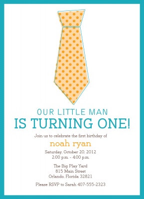 Kids Birthday Invitations, Our Big Boy Design