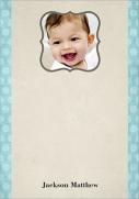  Kids Thank You Notes - Blue Border