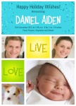Confetti Baby - Holiday Birth Announcement Cards 