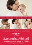 Santa Baby -  Christmas Birth Announcement Cards