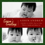 Precious Gift - Holiday Birth Announcement Cards 