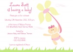 Flower Girl - Baby Girl Shower Invites