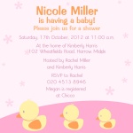 Her Ducky Girls - Baby Girl Shower Invites
