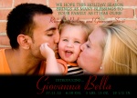 Black Diamond - Holiday Birth Announcement Cards 