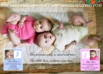 Two True Dolls -  Twin Birth Announcements