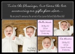 Double Delight -  Twin Birth Announcements