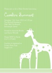 Mamas & Babies Green - Unisex Baby Shower Invitations