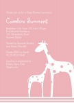 Mamas & Babies Pink - Baby Girl Shower Invitations