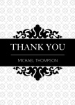 Onyx Ornament - Thank You Cards for Men	