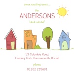 Sweet Streetscape - Change of Address Cards 