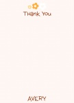 Orange Blossom - Baby Boy Thank You Photo Cards
