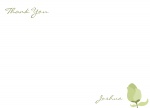 Green Diamond - Baby Boy Thank You Cards