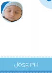 Big Boy Blue - Personalised Baby Thank You Cards