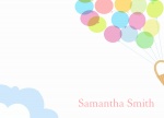 Flying Gift Basket - Baby Shower Thank You Cards