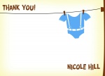 Sing Out Loud! - Baby Shower Thank You Cards