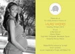 Sweet Safari Bash - Baby Girl Shower Invites