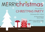 Blue Christmas - Christmas Party Invitations 