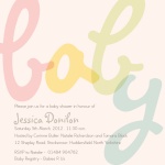 Baby Love - Baby Girl Shower Invites