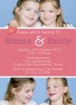 Twin Birthday Queens - Twin Birthday Invitations