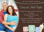 Bottles 'n Blocks Too - 	Baby Shower Invitations for Couples