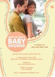 Party Bib - Couples Baby Shower Invitations 
