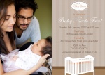Baby's Crib - Arrival Shower Invitations