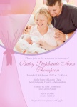 Drapery Trio - Arrival Baby Shower Invitations