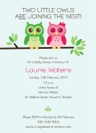 Hoo's Expecting? - Neutral Baby Shower Invitations