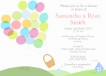 Flying Family Gift Basket - 	Baby Shower Invitations for Couples