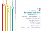 Party Streamers - Sweet 16 Invitations