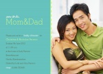 Spearmint Dot - 	Baby Shower Invitations for Couples