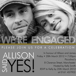 Deuce Design - Engagement Party Invites